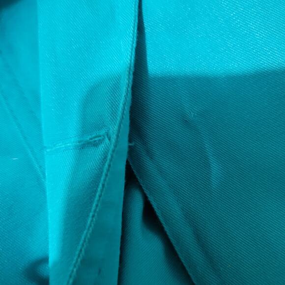 Vintage Together Shirtdress Green Dress Straight Belt Lattice Cutout LionHead 10 - Picture 11 of 14